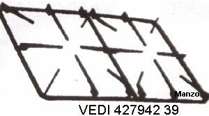 GRIGLIA 2 FUOCHI 492X227