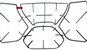 GRIGLIA KIT N.4 OPERA PIATTINA