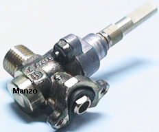 RUBINETTO GAS 2VIE ATT/MAN. D.7MM. ELIMINATO