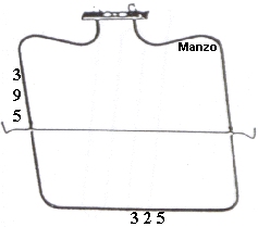 RESISTENZA FORNO 1300W