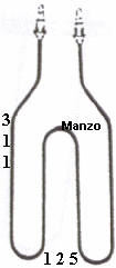 RESISTENZA GRILL 1000W