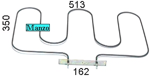RESISTENZA GRILL 2000W MAXIFORNO ORDINARE