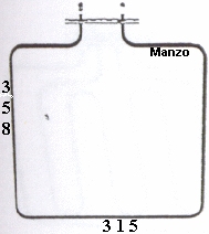 RESISTENZA FORNO SUPERIORE 1200W