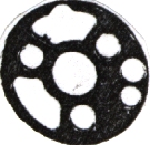 GUARNIZ. BRUCIATORE SUP. PICCOLA P/C