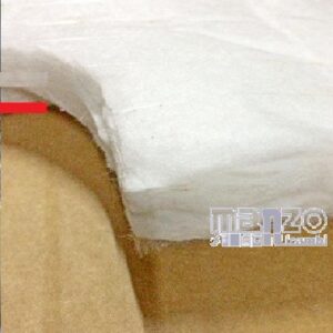 ISOLANTE LANA VETRO PER FORNO 20 X 395 X 1320 MM