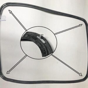 GUARNIZIONE PORTA FORNO 430X340 SZ.B ORIG