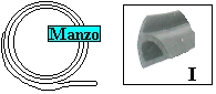 GUARNIZIONE PORTA FORNO 1650MM. SZ.I