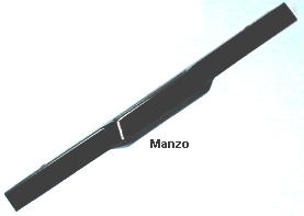 MANIGLIA FORNO 582MM.