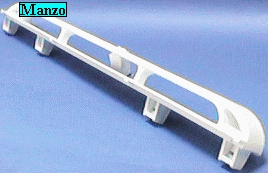 MANIGLIA FORNO 577X37MM. 4 ATTACCHI