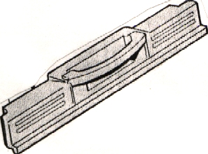 MANIGLIA PORTABOMBOLA 435X37MM.