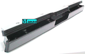 MANIGLIA FORNO 580X37MM.