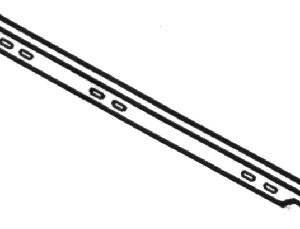 PROFILO INFERIORE PORTA FORNO 571MM.