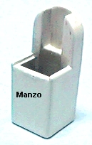SUPPORTO CERNIERA P/C BIANCO