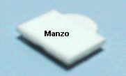 TAPPO SUPPORTO CERNIERA P/C BIANCO