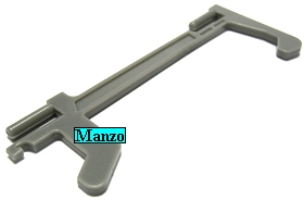 GANCIO CHIUSURA FORNO MICROONDE 130MM.