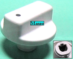 MANOPOLA D.8MM. B+M+14 MM.FORNO D.42