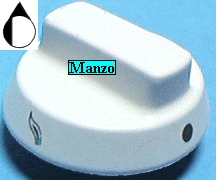 MANOPOLA D.8MM. C+M+8 MM. GAS P/C