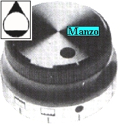 MANOPOLA D.6MM. A+M+10 MM.