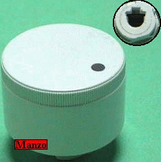 MANOPOLA D.6MM. C+M+11MM. LUCE+GIRAR.