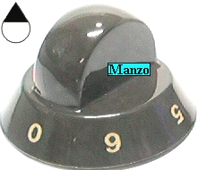 MANOPOLA D.6MM. B+M-1 P/C EL0-6 D.35