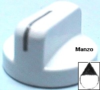 MANOPOLA D.7MM. B+M-1 MM. GAS