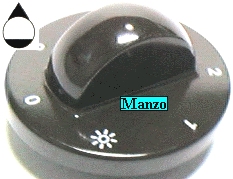 MANOPOLA D.6MM. A+M+10 MM.FORNO