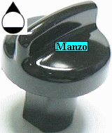 MANOPOLA D.8MM. B+M+25 MM.GAS D.34