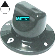 MANOPOLA D.7MM. B+M-1 MM.GAS D.36 ORDINARE