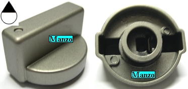 MANOPOLA D. 6MM. B+M+3MM. P/C EST.35MM