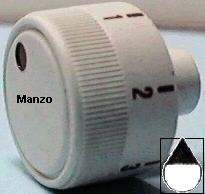 MANOPOLA D.6MM. B+M+15 MM. P/EL.0-6