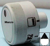 MANOPOLA D.6MM. B+M+15 FORNO0-260GR
