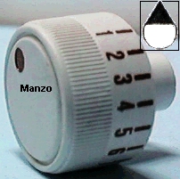 MANOPOLA D.6MM. B+M+15 FO/EL0-10SX