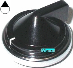 MANOPOLA D.6MM. B+M+3MM. CROMATA