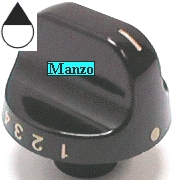MANOPOLA D.6MM. B+M+16 MM.