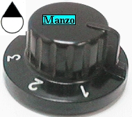 MANOPOLA D.6MM. B+M+2 MM. 0-6 ELETRICA