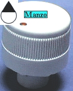 MANOPOLA D.6MM. B+M+15 MM.ELETTRICA