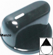 MANOPOLA D.6MM. B+M+0 GAS P/C
