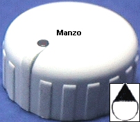 MANOPOLA D.6MM. B+M+0 GAS P/C
