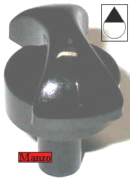 MANOPOLA D.6MM. B+M+23MM. TERMOSTATO