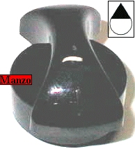 MANOPOLA D.6MM. B+M+5MM. ELETTRICA