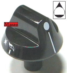 MANOPOLA D.8MM. A-M+27MM. GAS EUROGAS