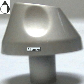 MANOPOLA D.6MM. D+M+16MM.GAS FORNO 33X45