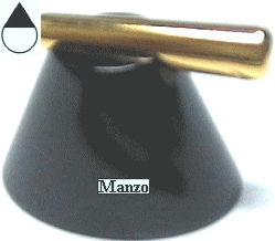 MANOPOLA D.6MM. B+M-2 MM.NE/OTT.EL.30X40