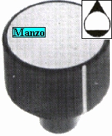 MANOPOLA D.6MM. A +M +20 MM.