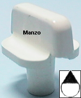 MANOPOLA D.6MM. B+M+21MM. GAS