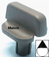 MANOPOLA D.6MM. B+M+21MM. GAS