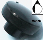 MANOPOLA D.6MM. A+M+10MM. GAS