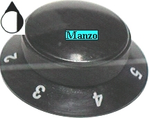 MANOPOLA D.6MM. D+M+0 ELETTRICO 0-6