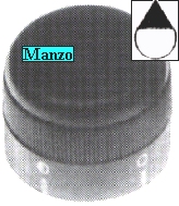 MANOPOLA D.8MM. B -M +0 MM.