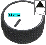 MANOPOLA D.6MM. B+M+0 MM.